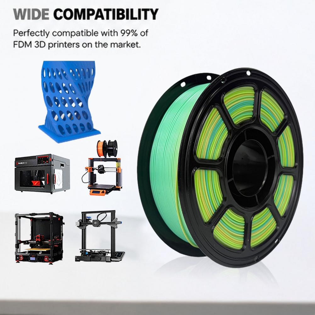 3D Printing Fdm - 1.75mm Pla Filament Rainbow Gradient Pla