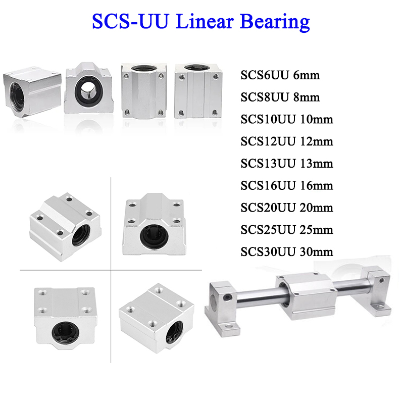3D Printing Deck Box - 1/4PCS Box Type SCS6UU SCS8UU SC10UU
