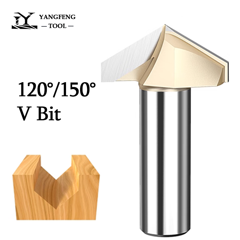3D Printing Online - 120 150 Degree V Bit 1/2