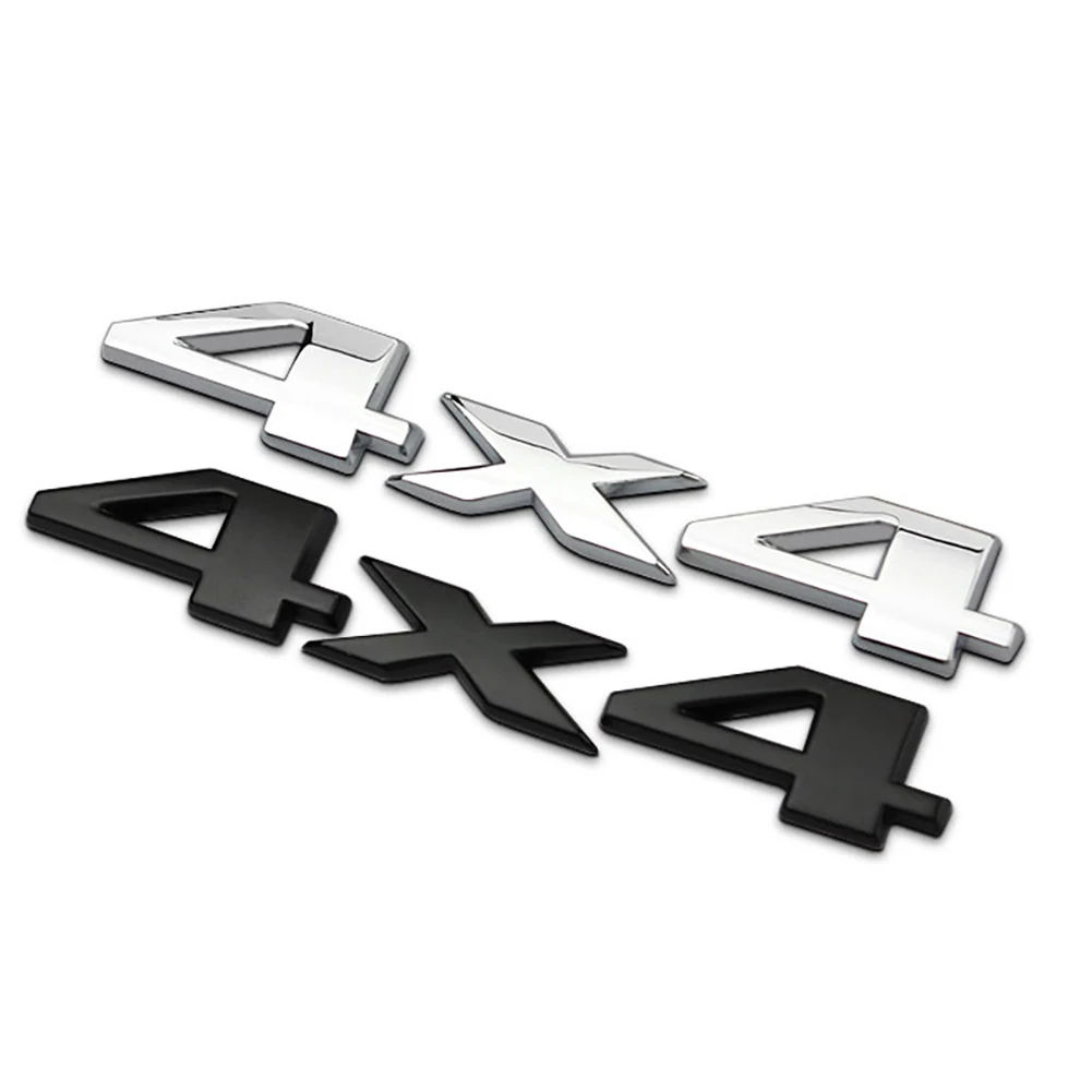 3D Printing Online - 1Pcs Car 3D Metal Stickers 4WD