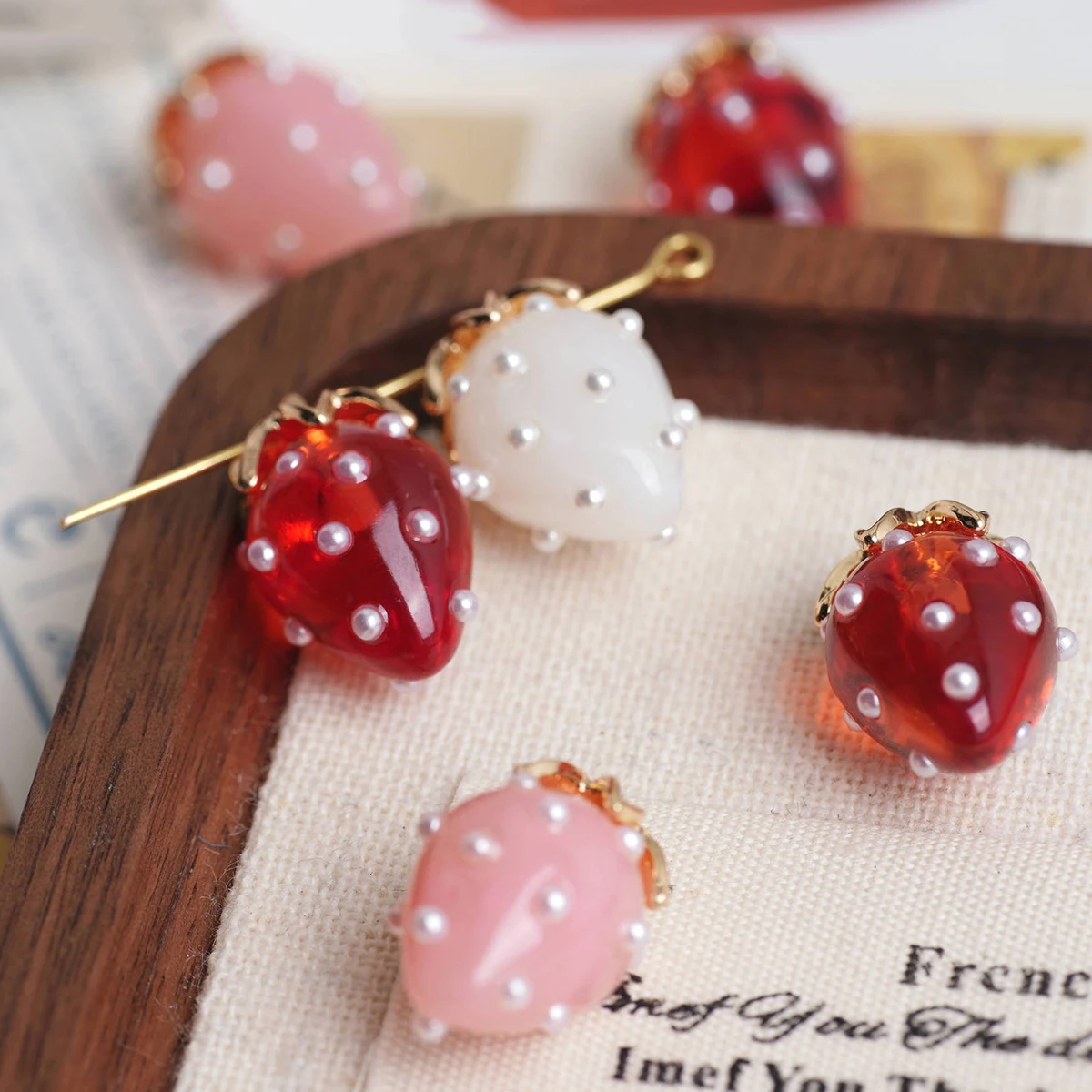 3D Printing App - 2Pcs Color Print 3D Cartoon Strawberry
