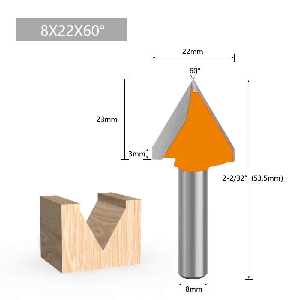 1PC 8MM Shank Milling Cutter W - 3D Printing Online ulasan dan harga