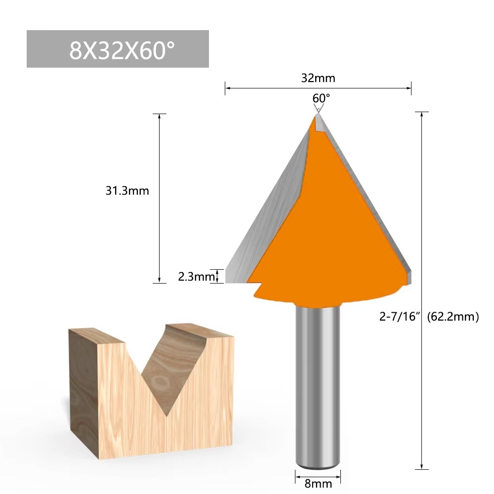 1PC 8MM Shank Milling Cutter W - 3D Printing Online ulasan dan harga
