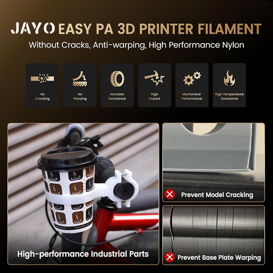 JAYO Easy PA Filament 1.75mm N - 3D Printing Fdm ulasan dan harga