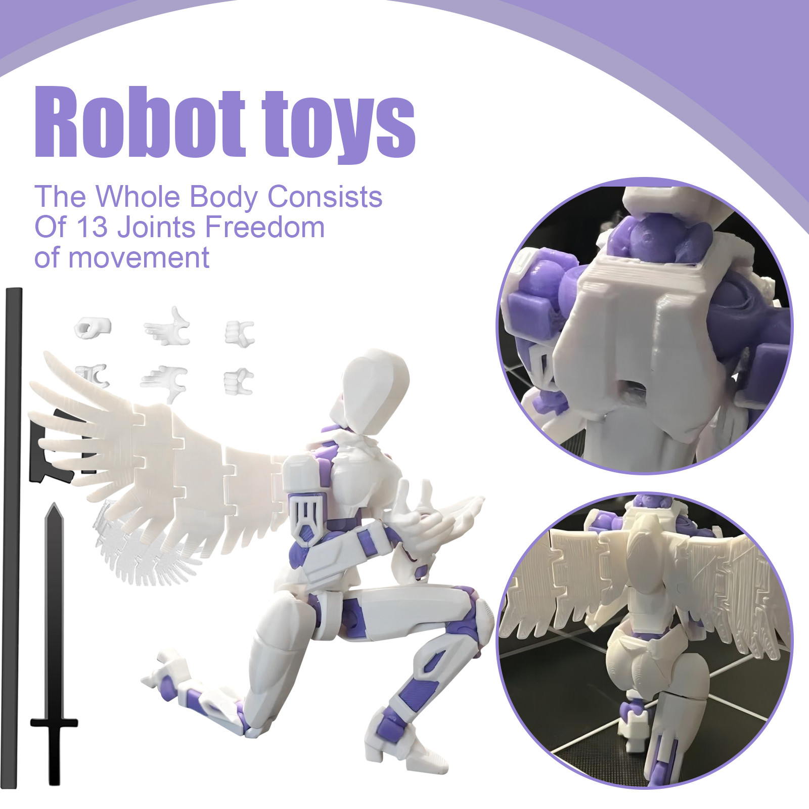 Multi-jointed Movable Robot 3. - 3D Printing For Dummies ulasan dan harga
