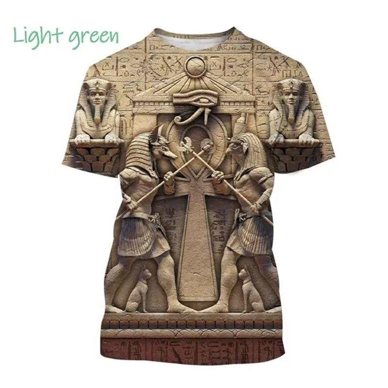 Summer New Pharaoh 3D Print T- - 3D Printing Online ulasan dan harga