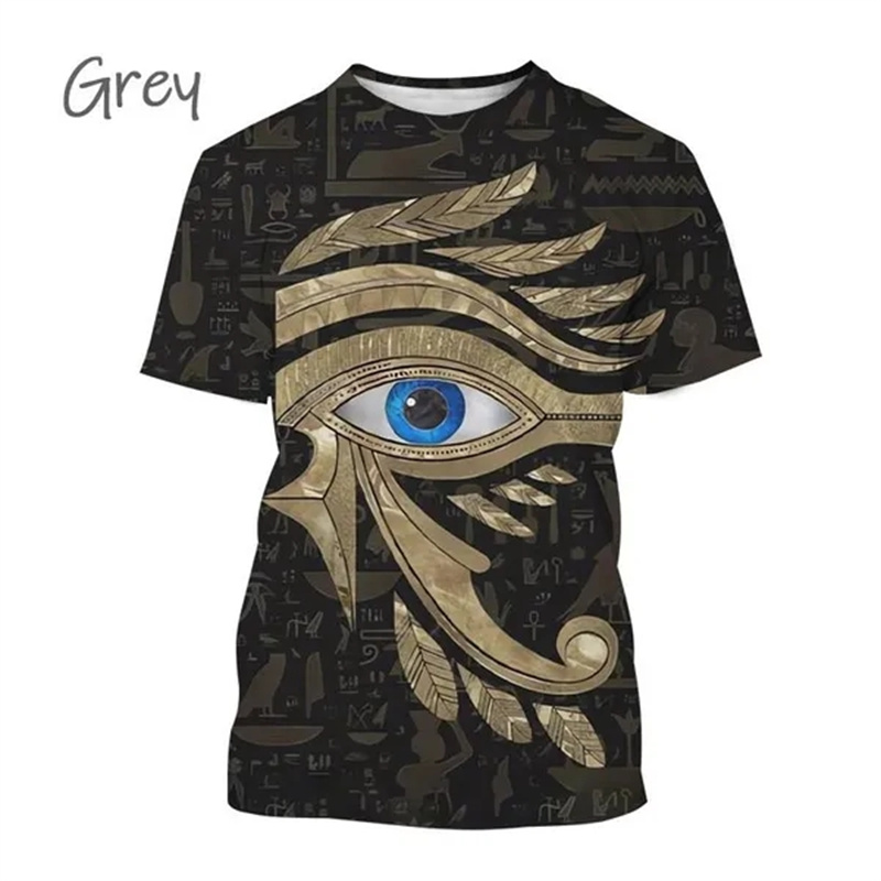 Summer New Pharaoh 3D Print T- - 3D Printing Online ulasan dan harga
