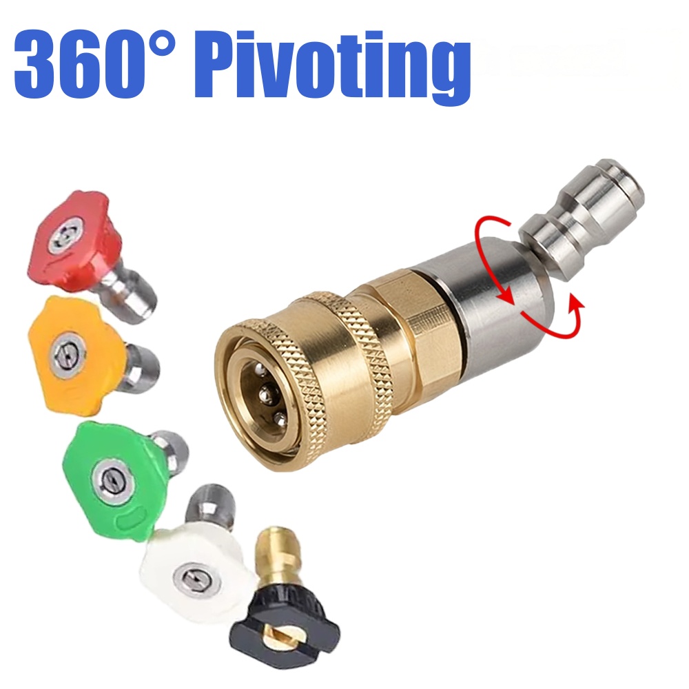 360° Pivoting Pressure Washer  - Nozzle Cleaning Kit ulasan dan harga