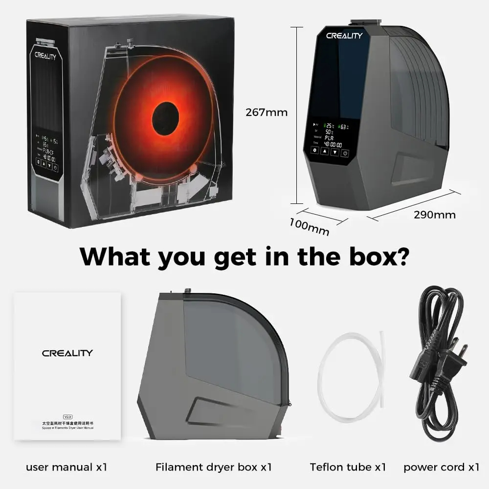 Creality Space Pi 360° Hot-Air - 3D Printing Deck Box ulasan dan harga