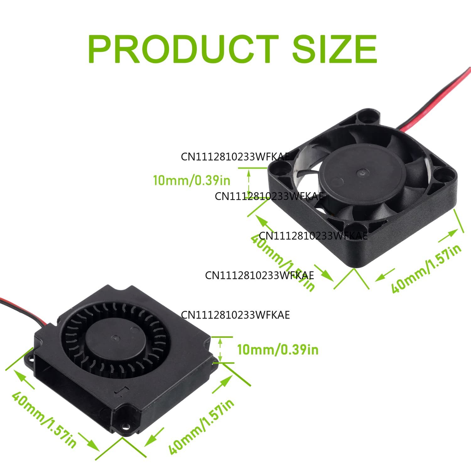 4010 Fan DC 24V Extruder Hot E - 3D Printing Ender ulasan dan harga