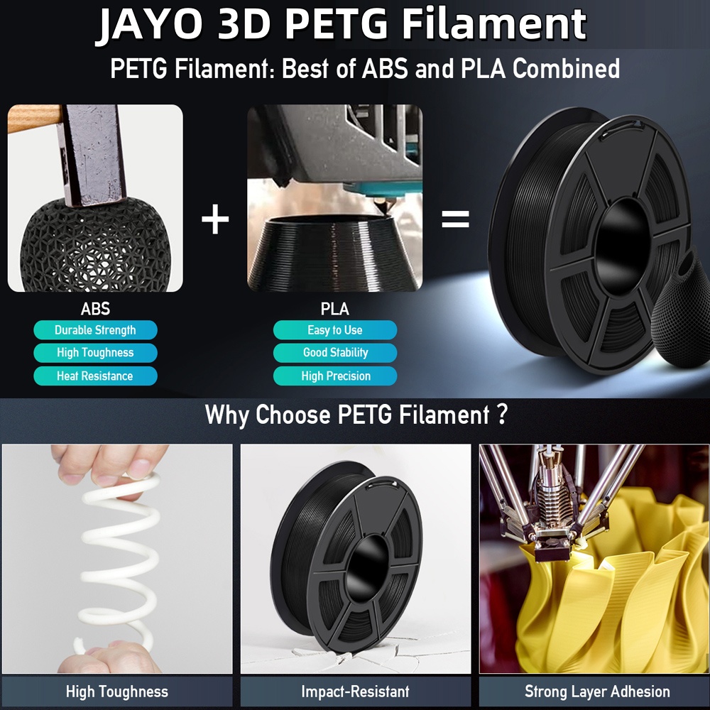JAYO 5 Rolls 3D Printer PLA/PE - 3D Printing Fdm ulasan dan harga