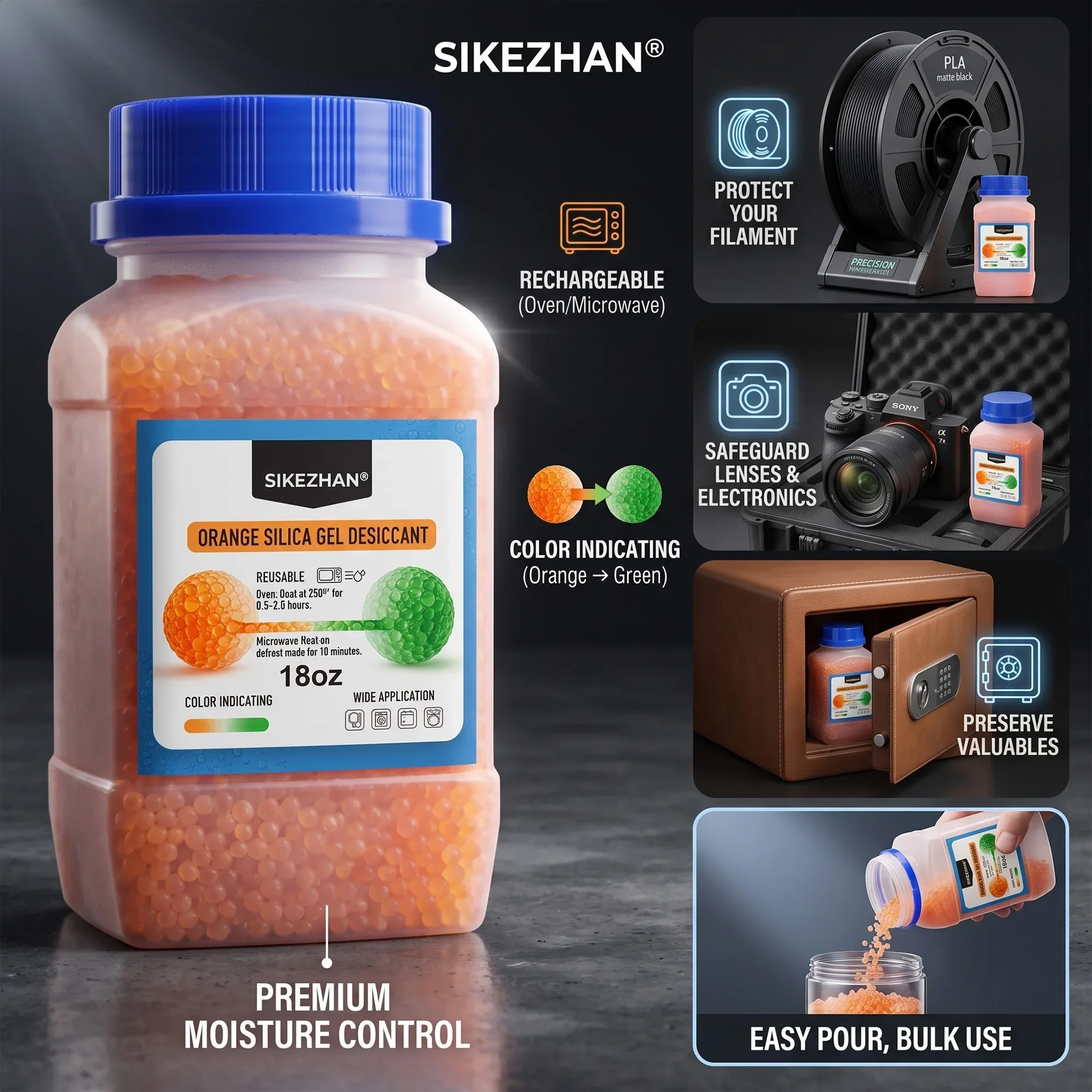 3D Printer Filament Desiccant  - 3D Printing Deck Box ulasan dan harga