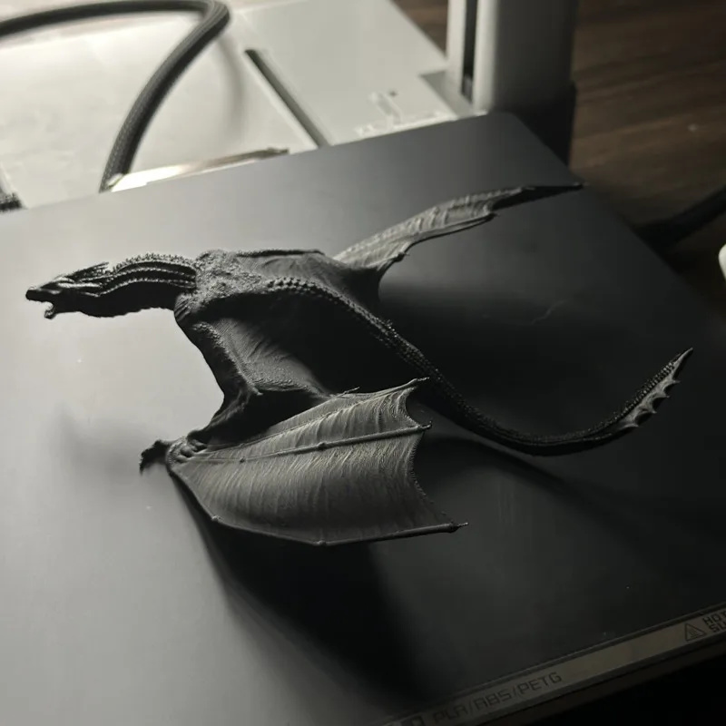 Flying Dragon 3D Printed Figur - 3D Printing For Dummies ulasan dan harga