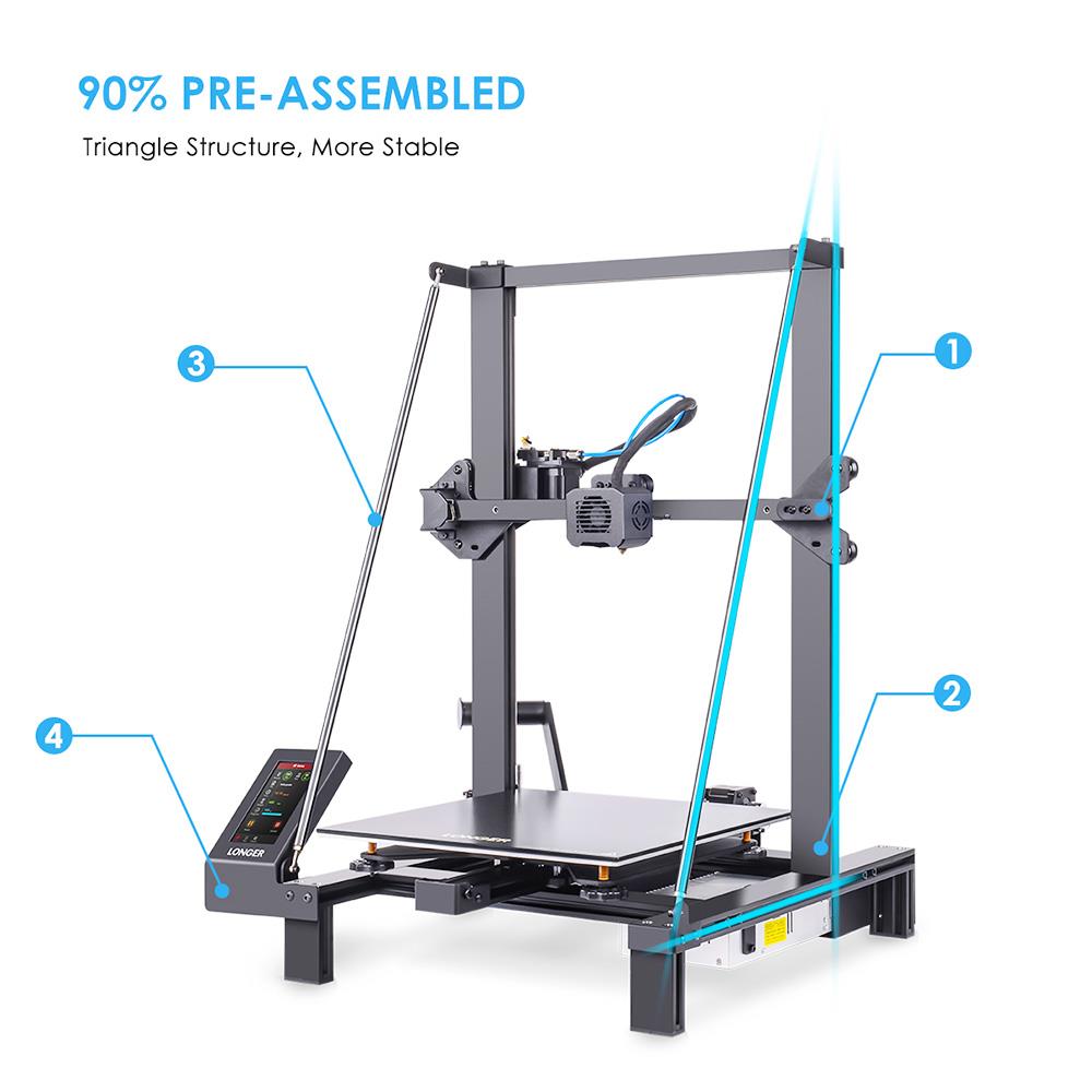 LONGER LK5 Pro 3D Printer 90%  - 3D Printing Design Software ulasan dan harga