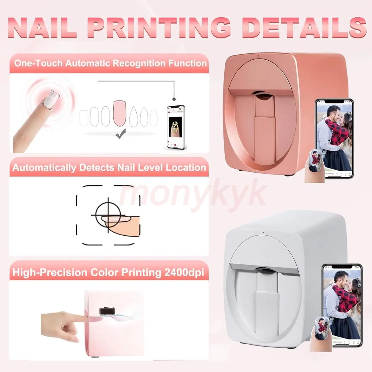 O2nails Nail Printer Machine K - 3D Printing Design Software ulasan dan harga