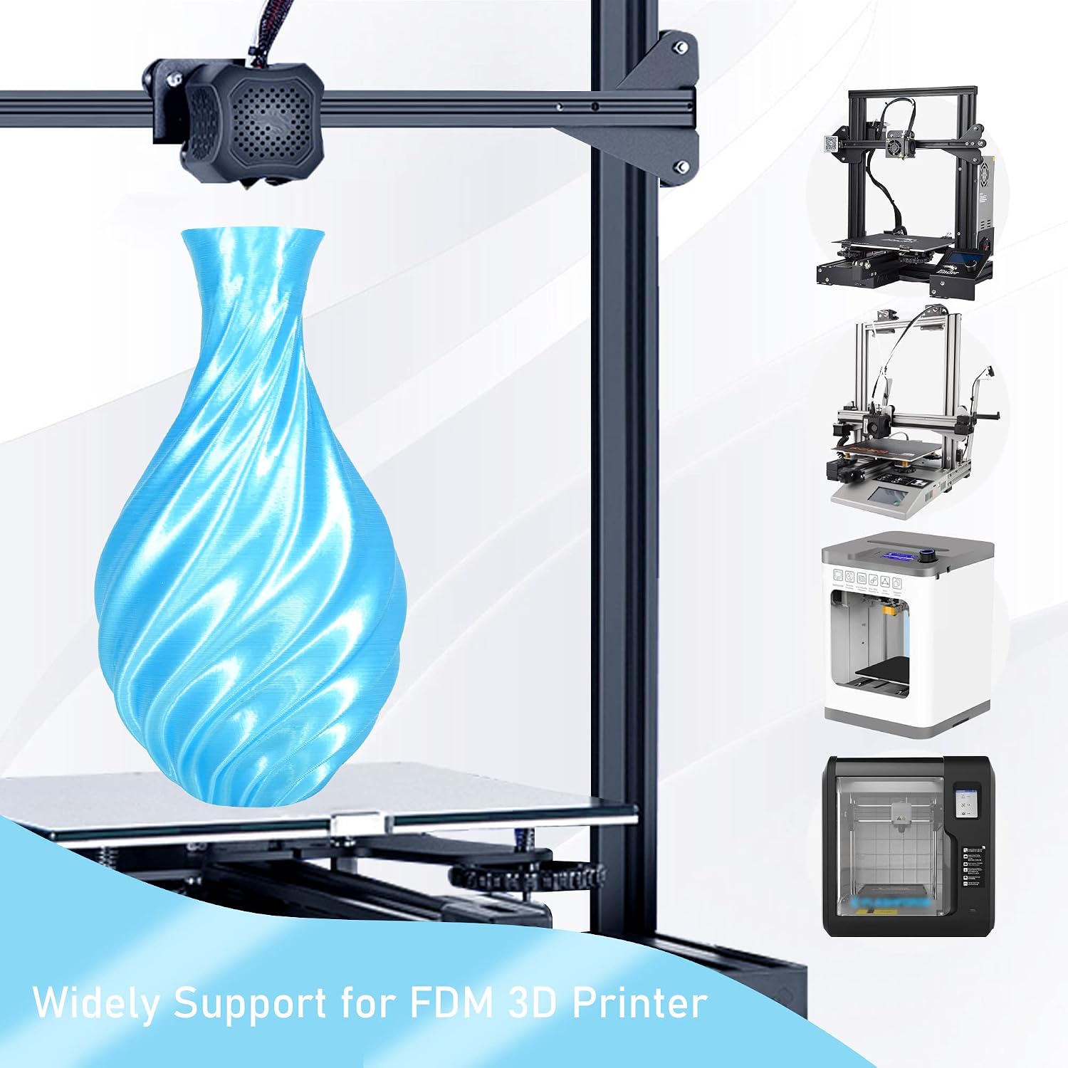 Silk PLA 3D Printer Filament 1 - 3D Printing Fdm ulasan dan harga