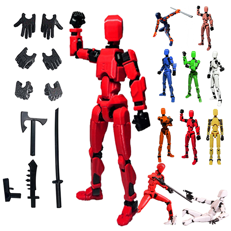 1PCS 13 Joints Figure Articula - 3D Printing For Dummies ulasan dan harga