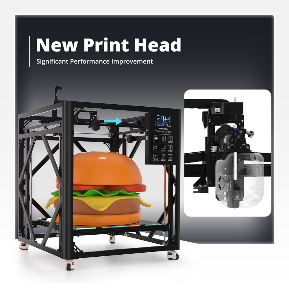 Tronxy VEHO-800-12 or PRO Larg - 3D Printing X Y Z Axis ulasan dan harga