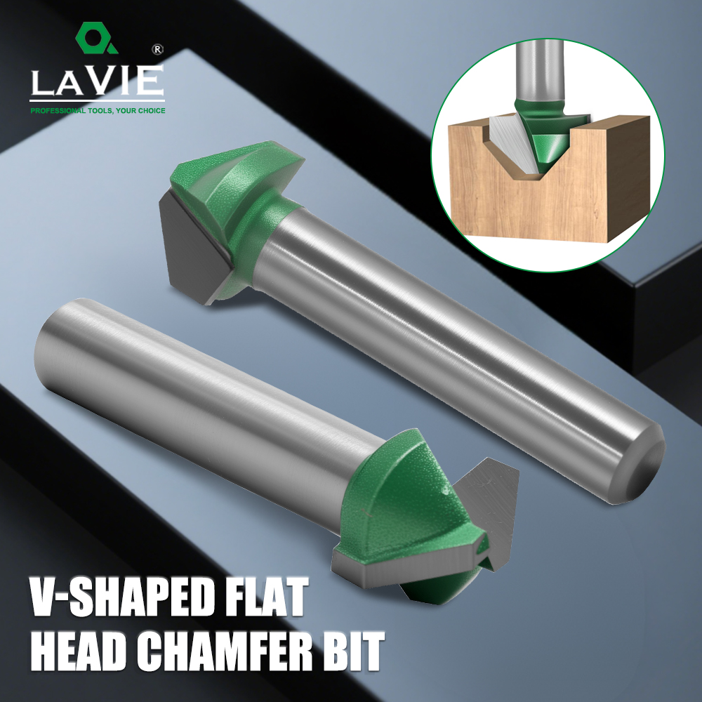 LAVIE 1pc Flat V-Bit for Wood  - 3D Printing Online ulasan dan harga