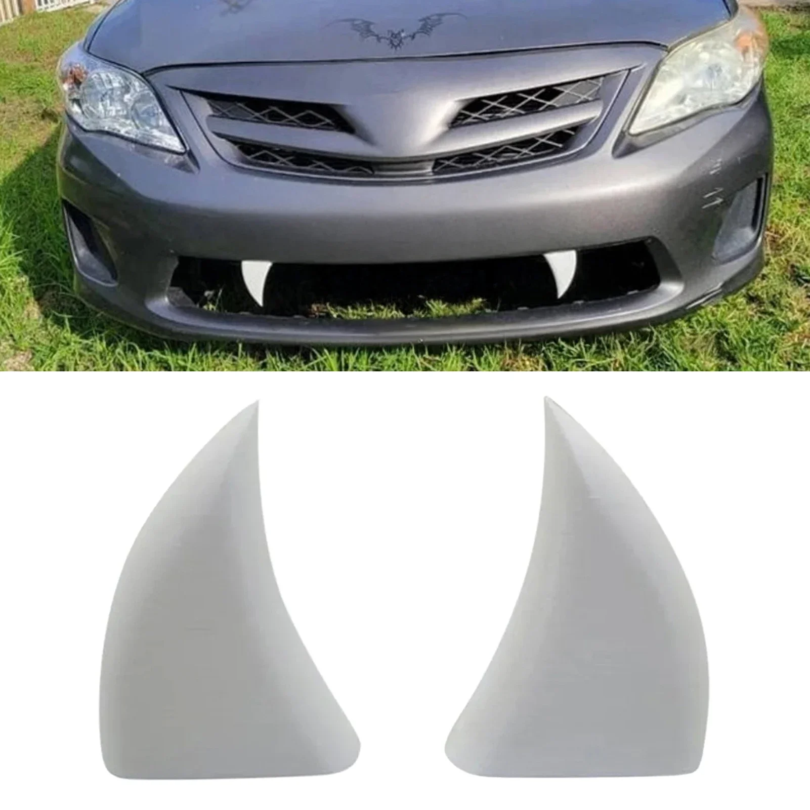 2pcs Car Front Grille Teeth De - 3D Printing Tooth ulasan dan harga