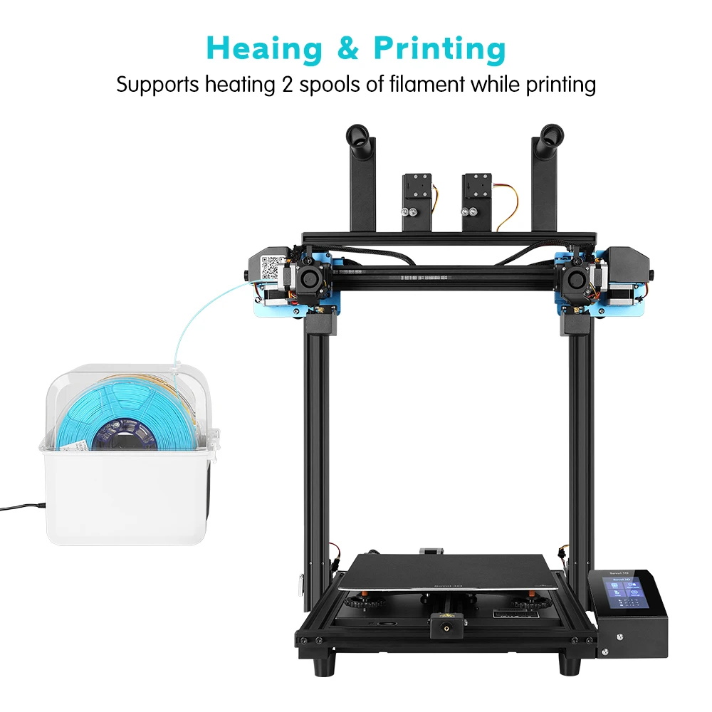 Sovol 2 Rolls Filament Dehydra - 3D Printing Deck Box ulasan dan harga