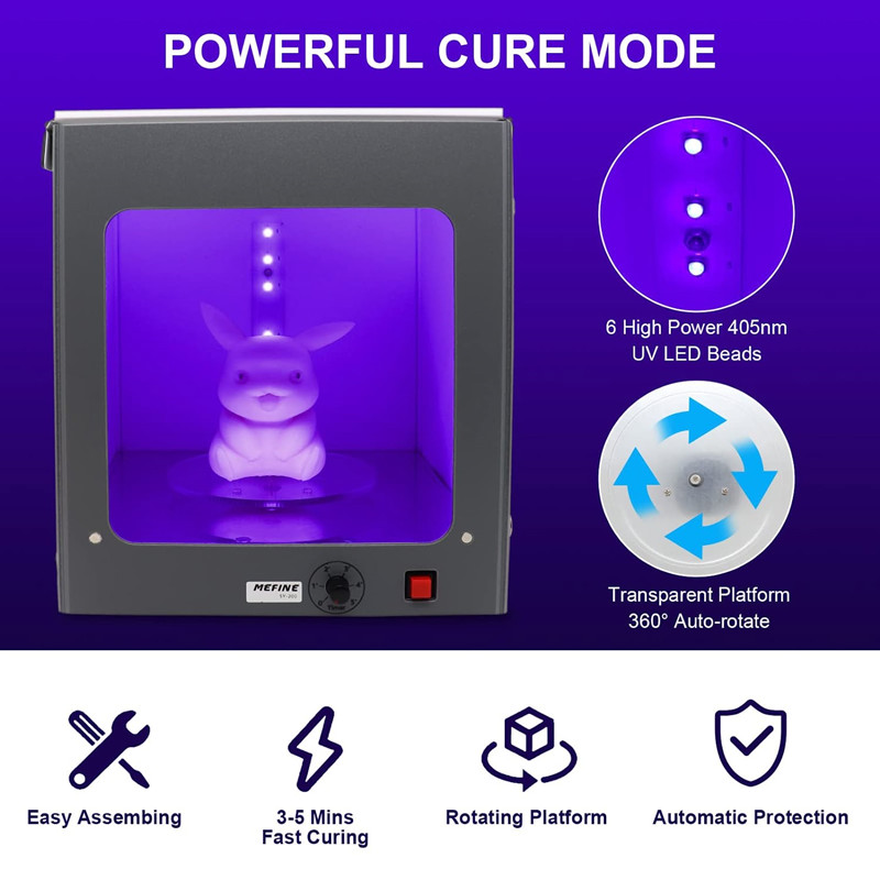 UV Resin Curing Light Box for  - 3D Printing Deck Box ulasan dan harga