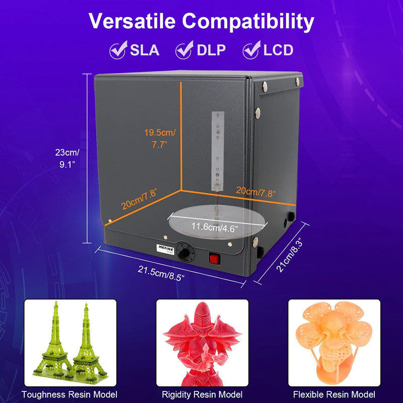 UV Resin Curing Light Box for  - 3D Printing Deck Box ulasan dan harga