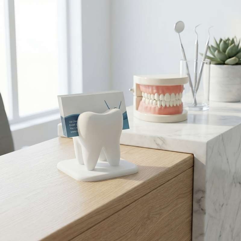 3D Printed Tooth Shaped Busine - 3D Printing Tooth ulasan dan harga