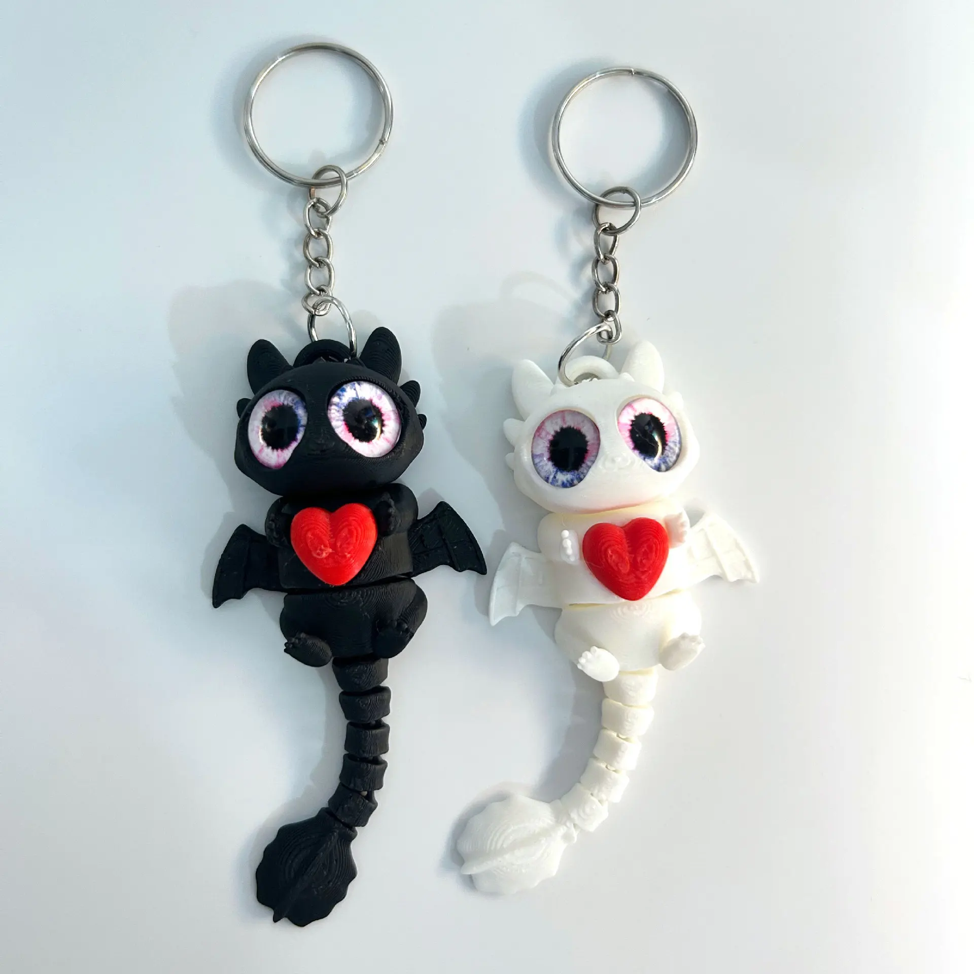 3D Printed Dragon Keychain wit - 3D Printing Tooth ulasan dan harga