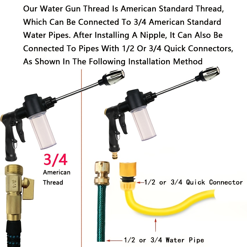 Garden Watering Gun Hose Nozzl - Nozzle Cleaning Kit ulasan dan harga