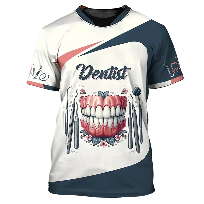 2026 New Men's T-Shirt Tooth 3 - 3D Printing Tooth ulasan dan harga